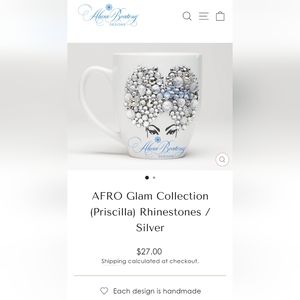 Bejeweled Hand Made Mug Alicia Boateng